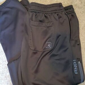 Nike AND1 Men's Sweatpants (zippered Bottoms) - 2XL